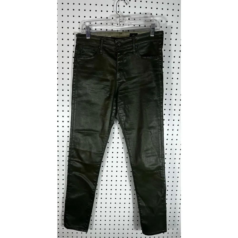 AG Adriano Goldschmied coated denim jeans